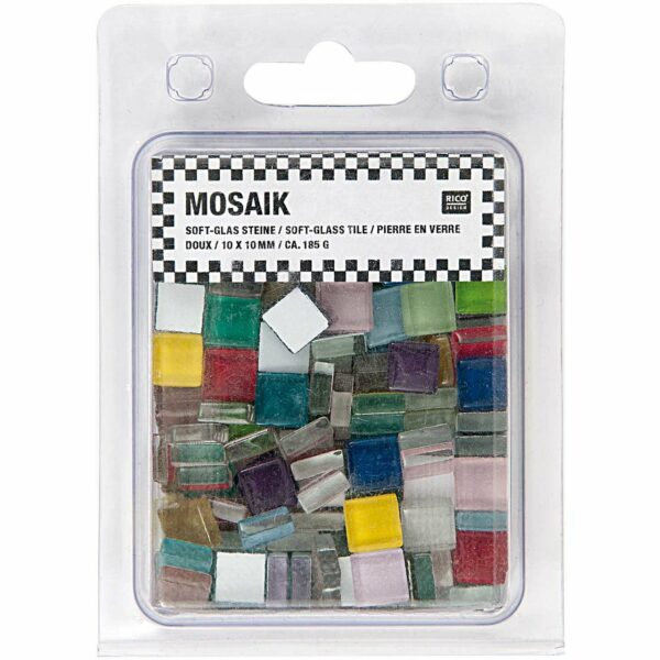 Rico Design Soft-Glas Mosaiksteine Mix 185g