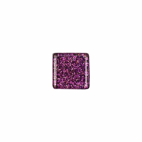 Rico Design Soft-Glas Mosaiksteine Glitter 185g violett