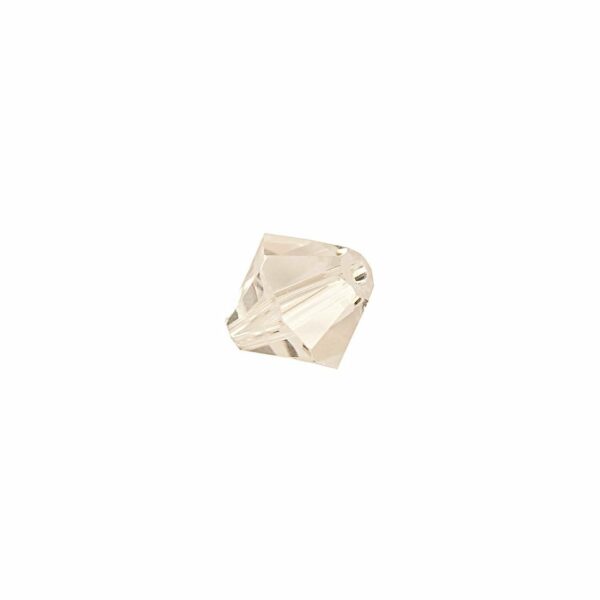 Rico Design Glasschliff-Raute Perlen 6mm 12 Stück weiß