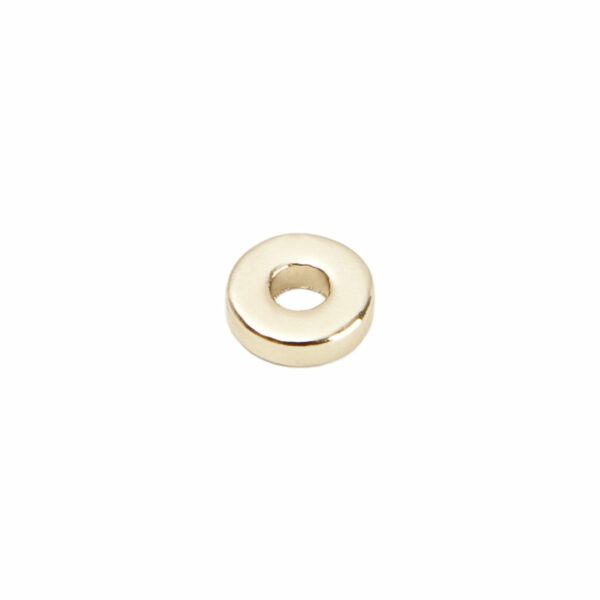 Rico Design Scheibe rund gold 12mm 15 Stück