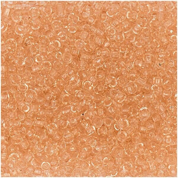 Rico Design Rocailles Perlen 2mm 14g rosa transparent