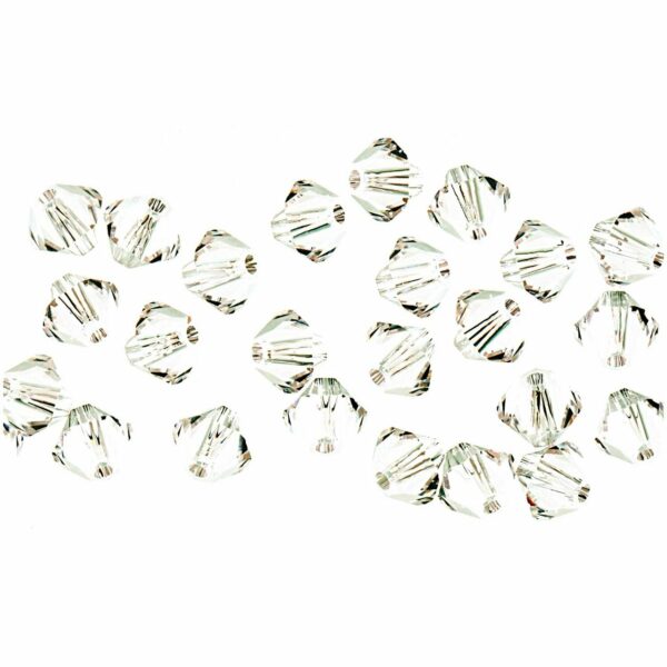 Rico Design Glasschliff-Perle crystal 4mm 25 Stück