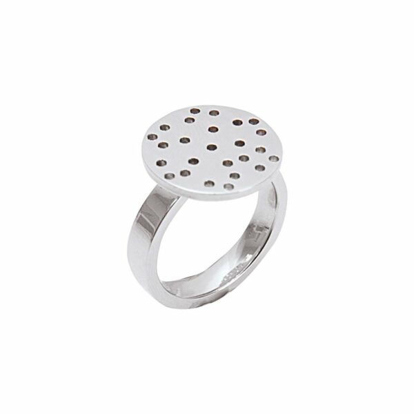 Rico Design Ring mit Sieb Edelstahl 17mm