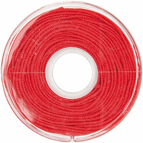 Rico Design Makrameeband 1mm 10m rot