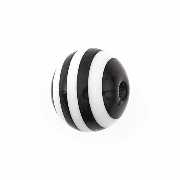 Rico Design Acrylkugel 12mm 6 Stück schwarz-weiß