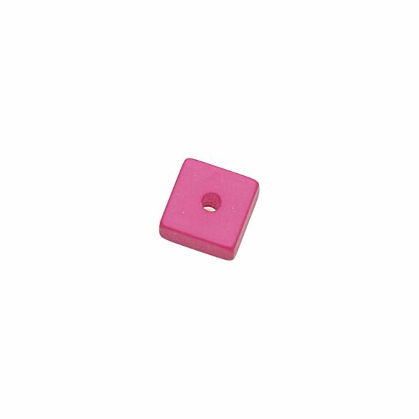 Rico Design Polaris Scheibe eckig 4x8mm 18 Stück pink