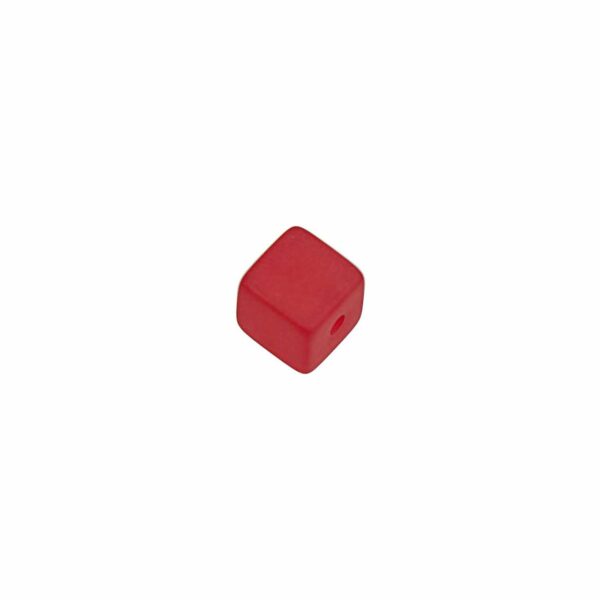 Rico Design Polaris Würfel 8x8mm 5 Stück rot