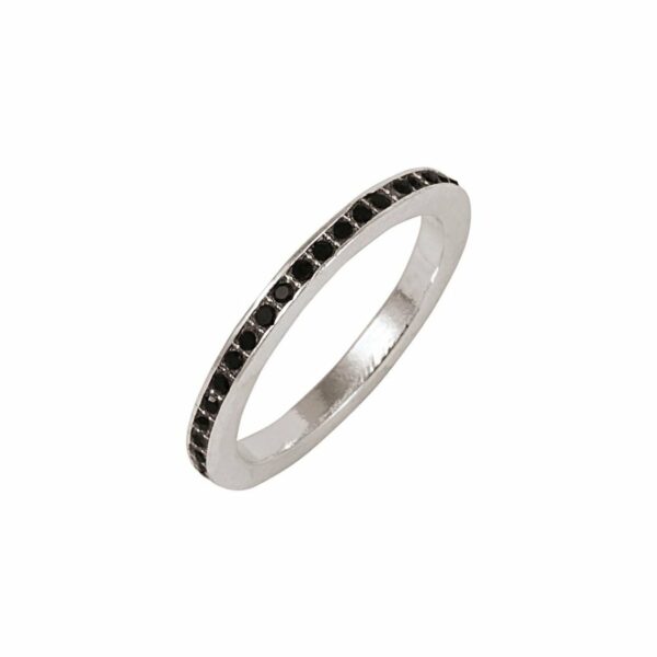 Rico Design Ring Strass schwarz 16mm 19 mm