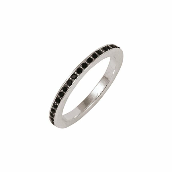 Rico Design Ring Strass schwarz 16mm 20 mm