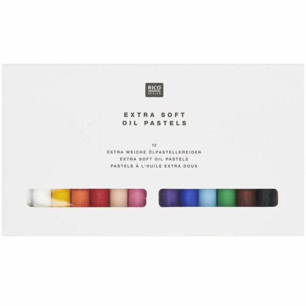 Rico Design Ölpastellkreide 12 Farben