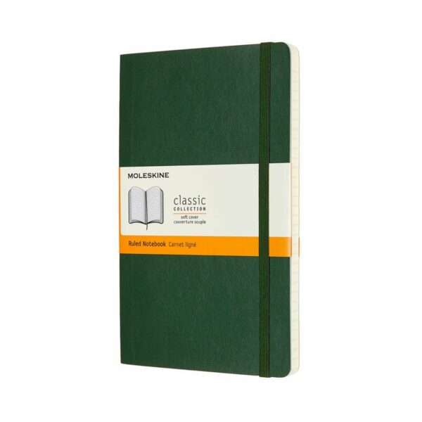 Moleskine Notizbuch liniert Soft Cover A5 myrtengrün