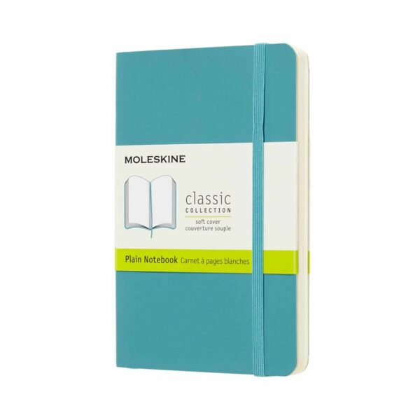 Moleskine Notizbuch blanko Soft Cover A6 riffblau