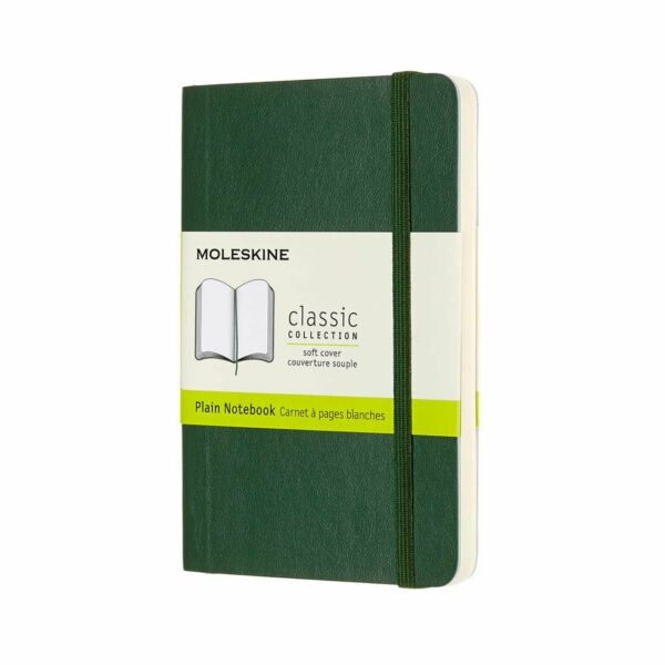 Moleskine Notizbuch blanko Soft Cover A6 myrtengrün