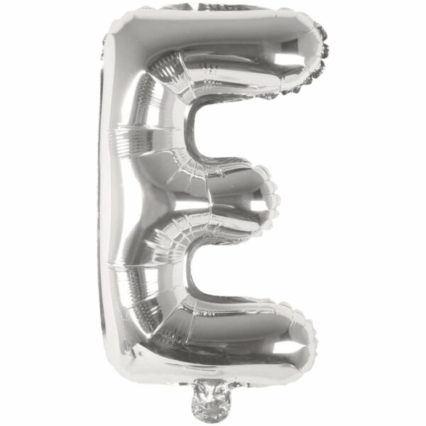 Rico Design Folienballon Buchstabe silber 36cm E