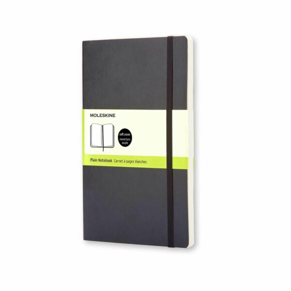 Moleskine Notizbuch blanko Soft Cover A5 schwarz