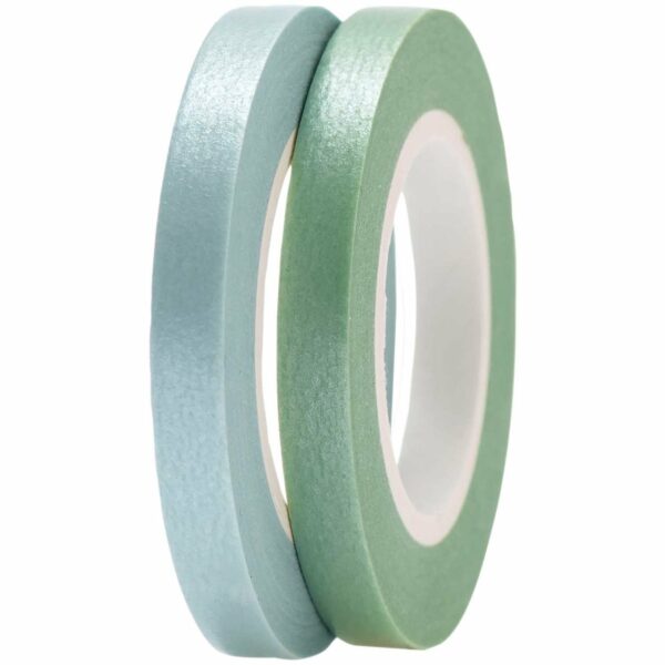 Paper Poetry Tapes uni 5mm 10m 2 Stück mint-aqua