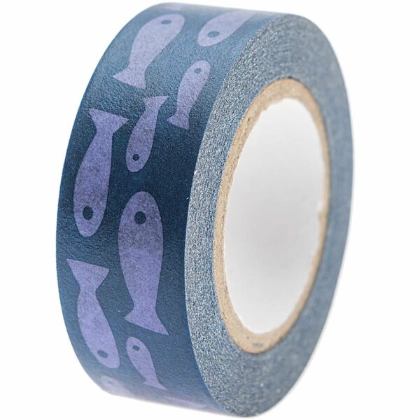 Paper Poetry Tape Mermaid Fische blau 1