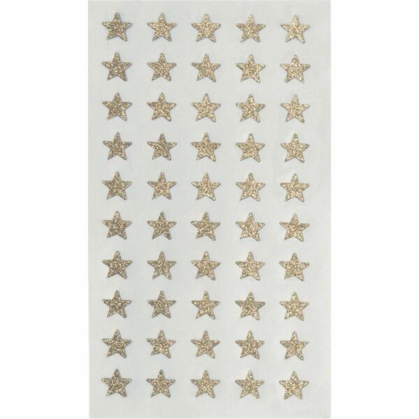 Paper Poetry Sticker Sterne Glitter gold 4 Blatt 10mm