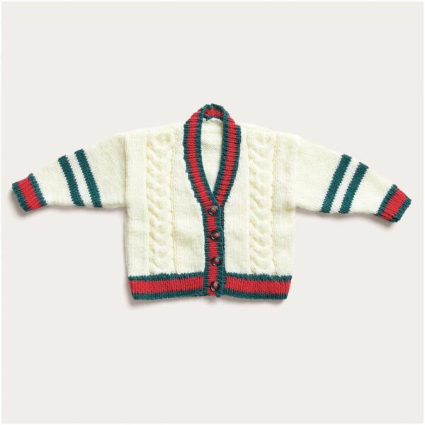 Strickset Jacke Modell 02 aus Baby Nr. 34 92/98 erdbeere