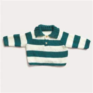 Strickset Pullover Modell 12 aus Baby Nr. 34 92/98