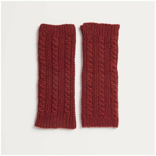 Strickset Beinstulpen Modell 03 aus Kids Nr. 11 134/140 bordeaux