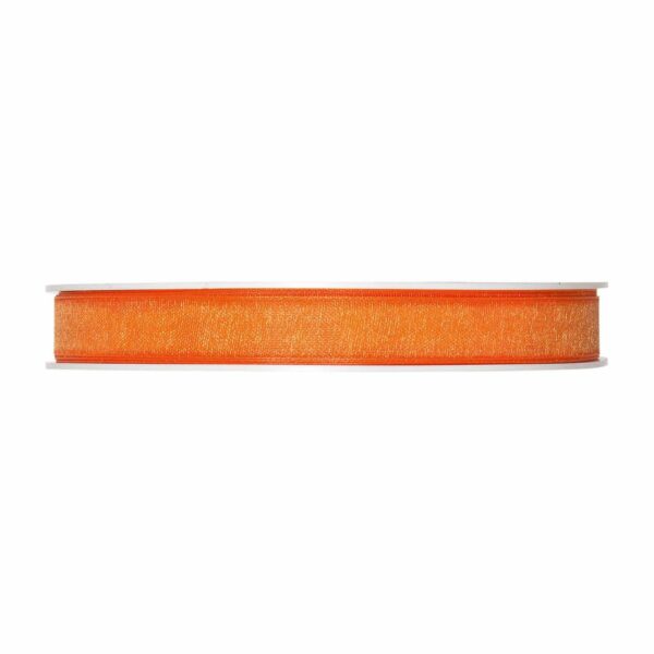 Organzaband Rolle 10mm 10m orange
