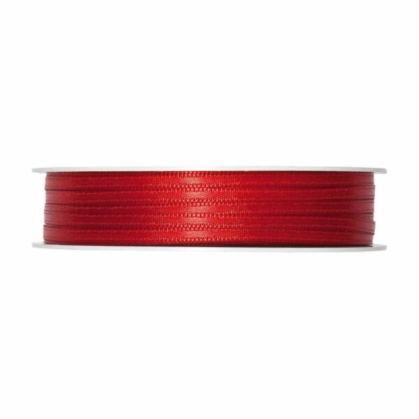 Satinband 3mm 10m rot