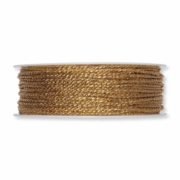 HALBACH Kordel 2mm 10m gold