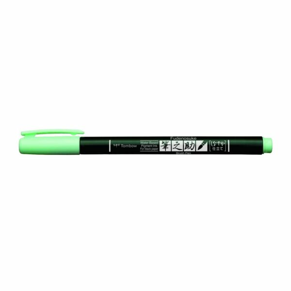 Tombow Fudenosuke Brush Pen Pastel light green