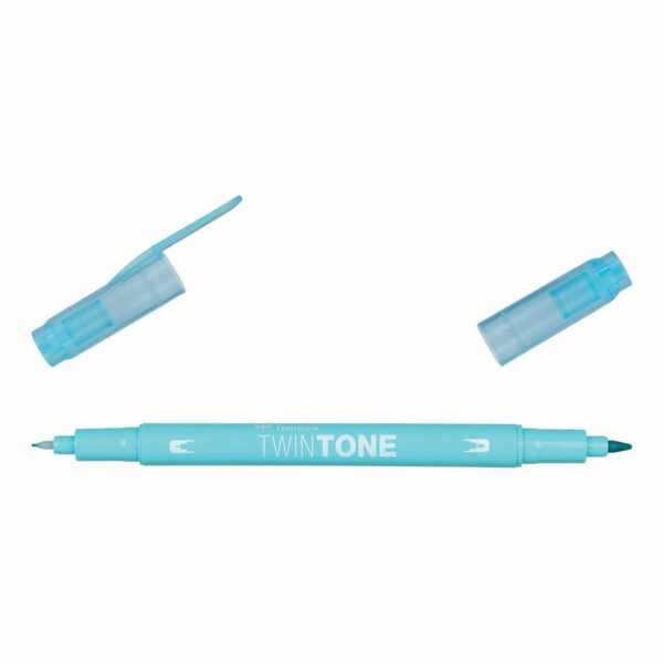 Tombow TwinTone Fasermaler aqua